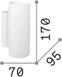 Actual product image Ideal lux PAUL G9 wall light 2x ⌀70mm dimmable white warm white 060620 (370 lm, G9)