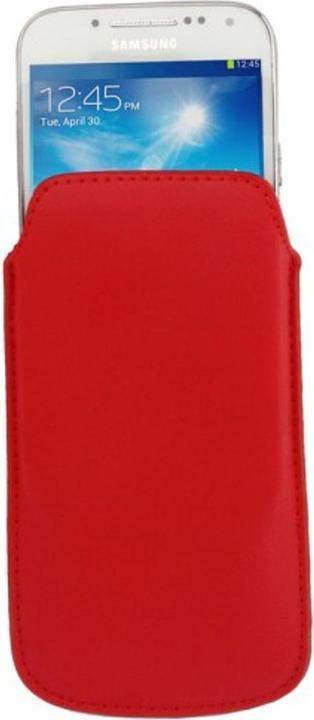 Produktbild König Design Handyhülle Tasche Slide Hülle Rot (Apple iPhone 5, Samsung Galaxy S4 mini, Nokia Lumia 820, Apple iPhone 5c, Apple iPhone 5s)