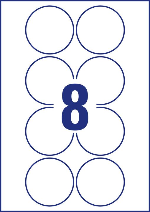 Actual product image Avery Round labels