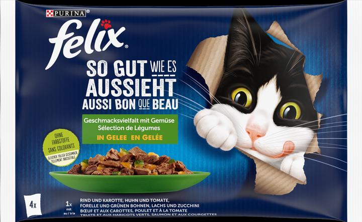 Produktbild Felix Gelee Gemüse (Adult, 4 Stk., 340 g)