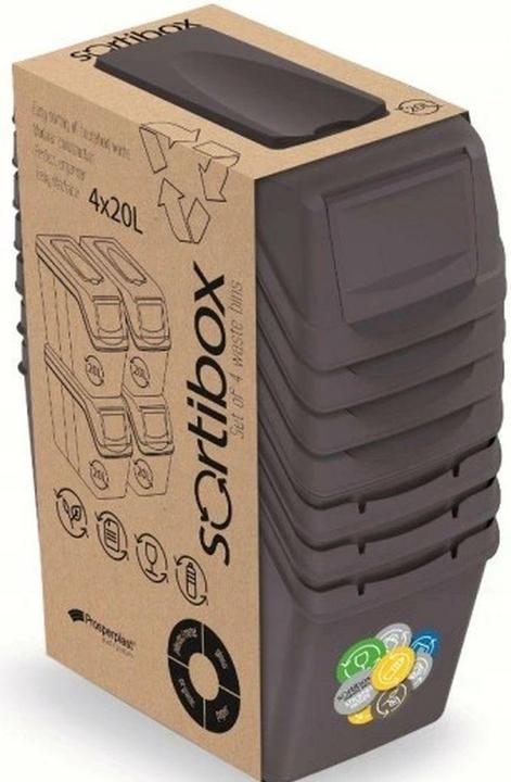 Produktbild Prosperplast Abfallbehälter-Set 20l SORTIBOX 4 St. (20 l)