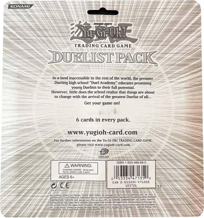 Produktbild Yu-Gi-Oh Jaden Yuki and Chazz Princeton Duelist Blister 2-Pack”‹ -!”‹ - EN (Englisch, Blister Pack)