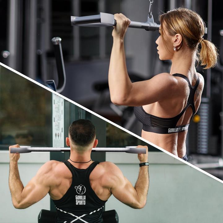 Immagine prodotto Gorilla Sports Maniglia di trazione dritta incl. giunto girevole
