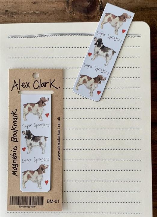 Actual product image Metalmorphose BM01 Springer Spaniel bookmark