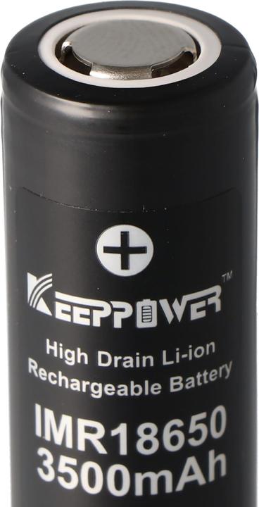 Image du produit Keeppower Batterie IMR18650 - (Flat Top) (1 pcs, 18650, 3500 mAh)