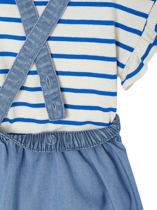 Produktbild Vertbaudet Mädchen Baby-Set: T-Shirt & Trägerrock (98)