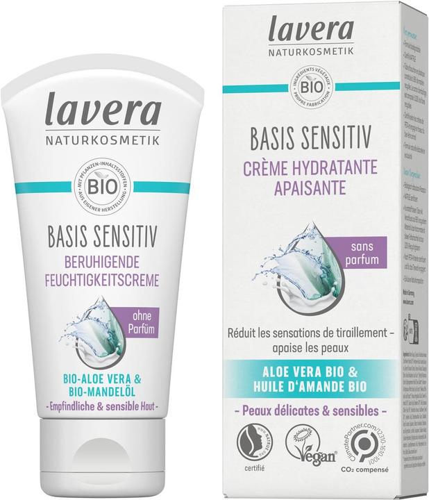 Immagine prodotto Lavera Crema idratante lenitiva crema base sensibile (50 ml)