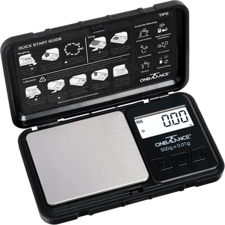 Actual product image OnBalance On Balance Robust Pocketscale 500 x 0.01g Black