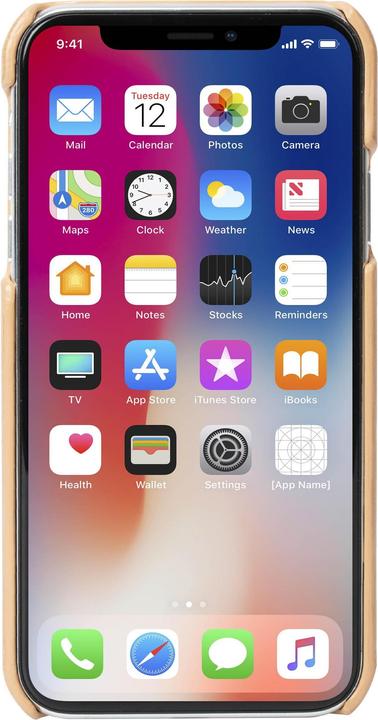 Actual product image Krusell Sunne Cover Apple iPhone XS vintage nude (Apple iPhone XS)
