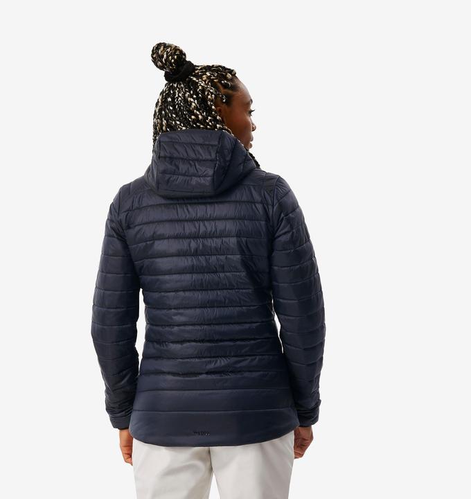 Actual product image Wedze Women's ski jacket down jacket light and warm - 500 blue/black (S)