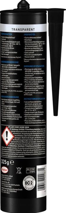 Image du produit Pattex Montage métal (325 g)