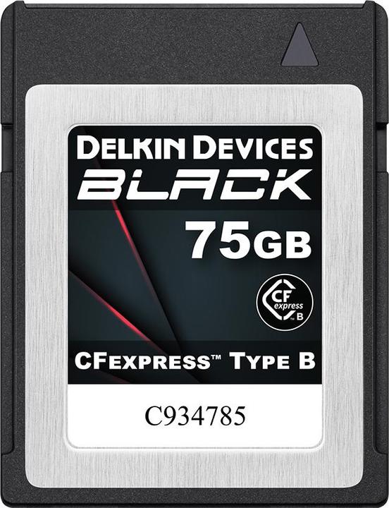Produktbild Delkin BLACK Cfexpress Typ B 75GB (75 GB, CFexpress Typ B)