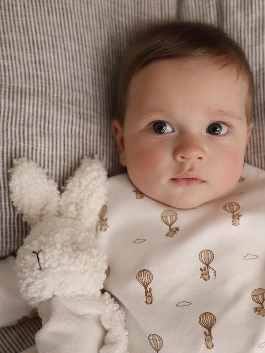 Image du produit Vertbaudet Bio-Kollektion: 2er-Pack Baby Strampler mit Heissluftballons