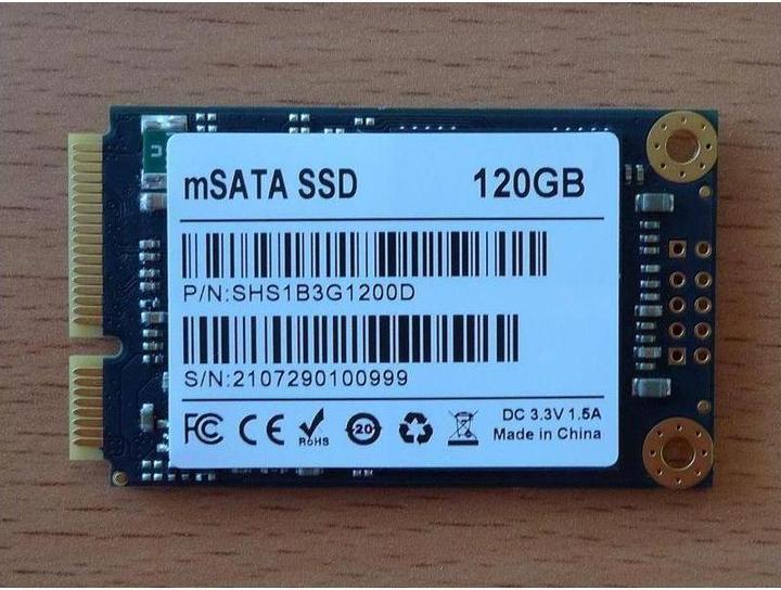 Image du produit PC Engines MSATA120D - 120GB SSD, 2.3 pouces, mini SATA (120 Go, mSATA)