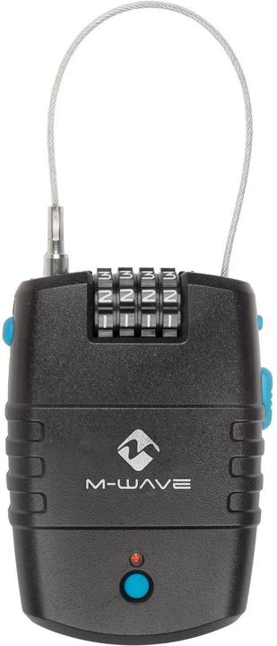 Produktbild M-Wave Kabelschloss LOCK'N'ROL Schwar (60 cm)