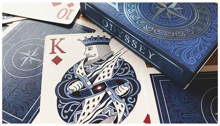 Actual product image Bicycle Odyssey cards (English)