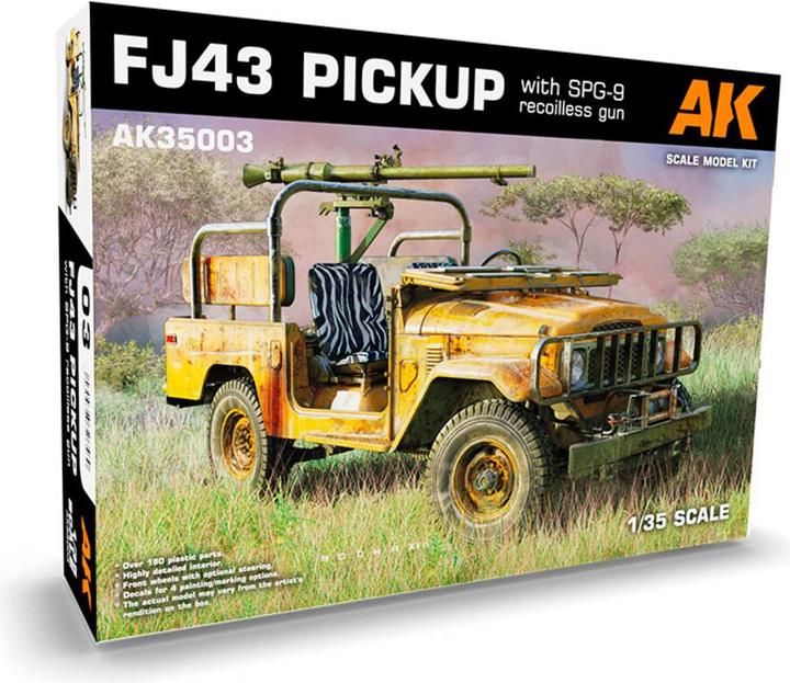 Immagine prodotto AK Interactive 35003 FJ43 Pickup con pistola senza rinculo/SPG-9 1:35 Modellismo in plastica