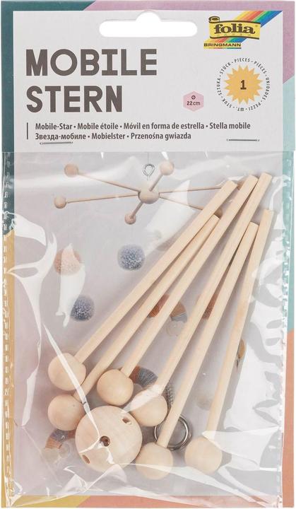 Image du produit Folia Étoile mobile en bois