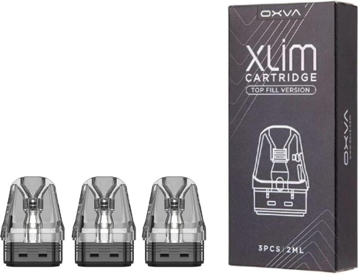Actual product image Oxva Xlim Pro Top Fill Cartridge 2ml 0.6Ohm (3 x)