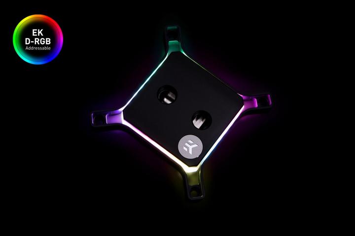 Actual product image EKWB EK-Quantum Magnitude D-RGB 115X Water Cooler - Nickel + Acetal