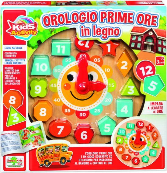 Rs Toys Prime Hours Clock in Wood