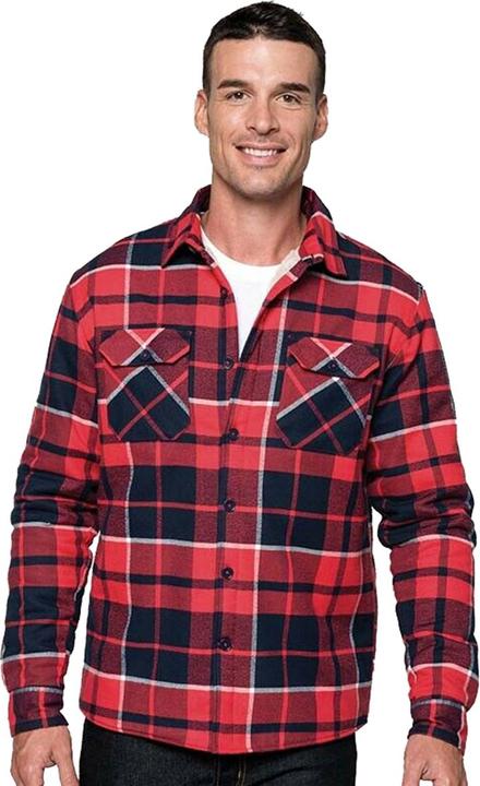 Image du produit Kariban Sherpa doublure chemise à carreaux veste (S)