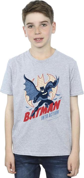 Immagine prodotto Batman Into Action Maglietta Ragazzi (140, 146)
