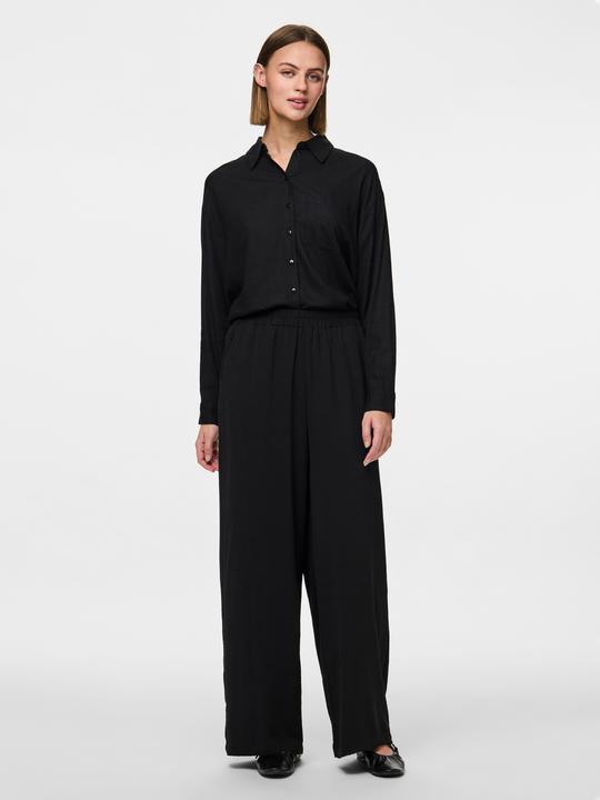 Actual product image Pieces Pctiffany Hw Wide Pants Wvn Noos Bc (M)