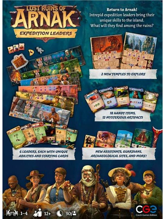 Produktbild Czech games edition CZ116 - Expeditionsleitung - Brettspiel, für 1-4 Spieler, ab 12 Jahren (DE-Erweiterung) (Deutsch)