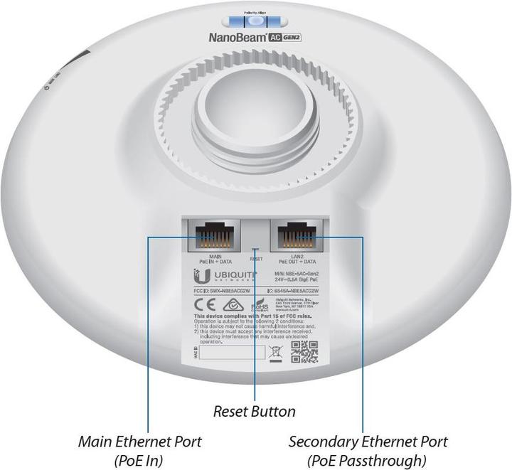 Immagine prodotto Ubiquiti NBE-5AC gene2 (450 Mbit/s)