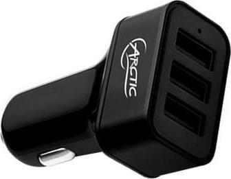 Image du produit Arctic Chargeur de voiture 7200, chargeur de voiture USB à 3 ports.