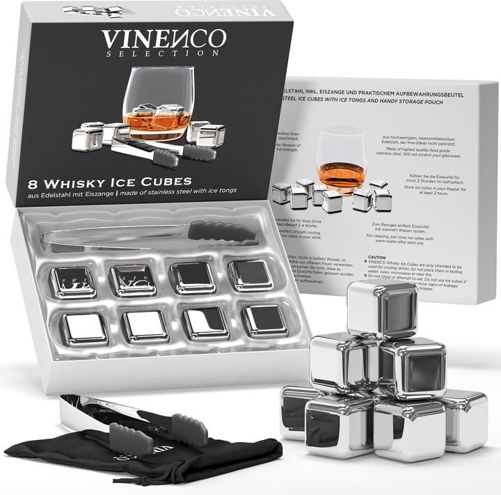 Image du produit Vinenco Whisky Steine Set (Pierres à whisky)