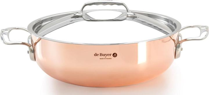 de Buyer prima matera (28 cm, Casserole + Stewpot, Stainless steel, Copper)