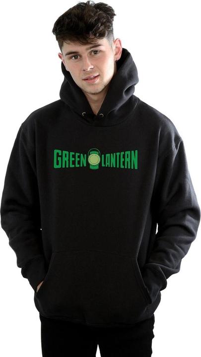Immagine prodotto Green Lantern Text Logo Felpa con Cappuccio Uomo (S)