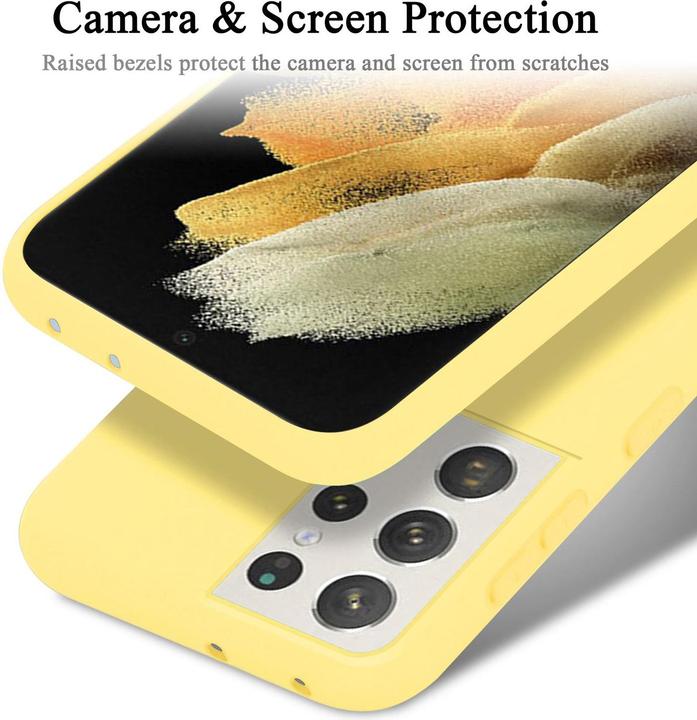 Immagine prodotto Cadorabo Copertura della cassa del silicone liquido TPU (Samsung Galaxy S21 Ultra)