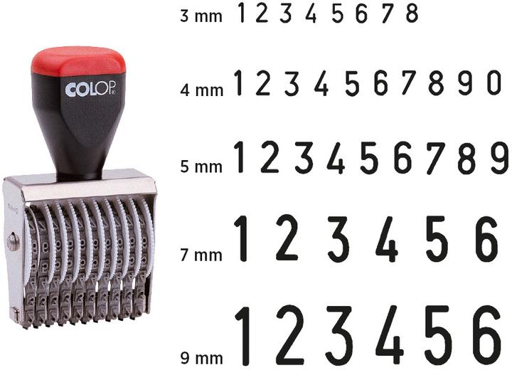 Produktbild Colop Zifferbänderstempel 3mm 3008-stellig