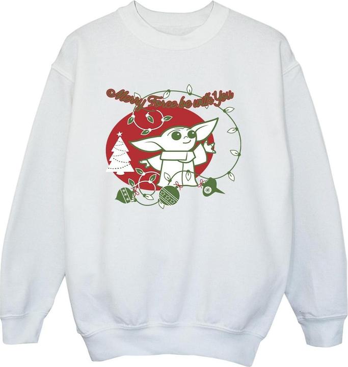 Star Wars Baby Yoda Force Be With You Sweatshirt Jungen