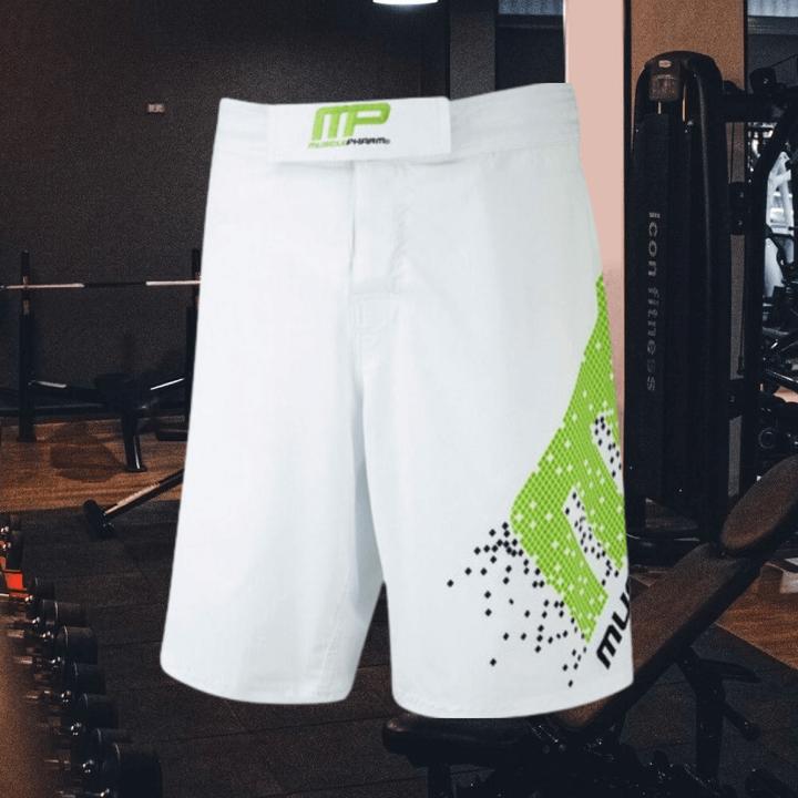 Immagine prodotto MP Pantaloncini corti in tessuto Sportline Bianco Lime-Verde (XL)