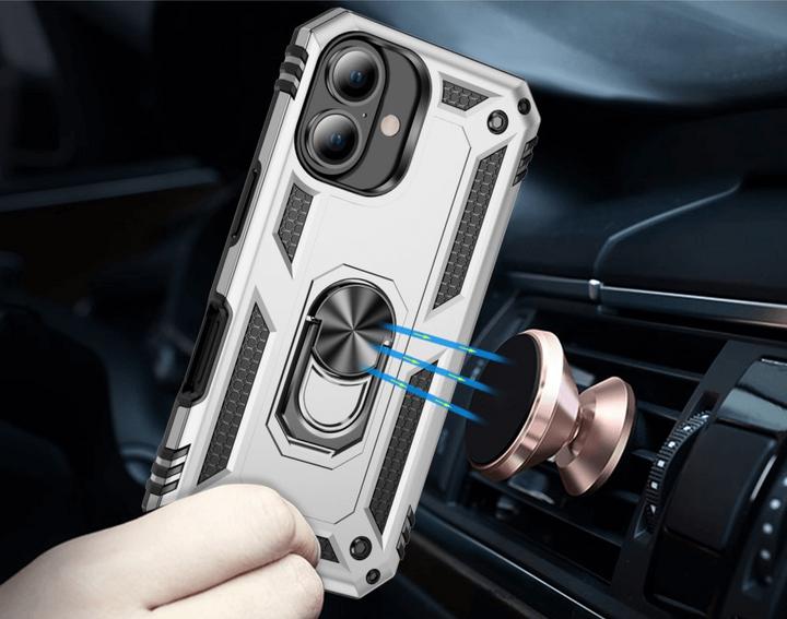 Image du produit Cover-Discount iPhone 16 - Coque arrière résistante avec kickstand (Apple iPhone 16)