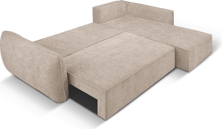 Actual product image Micadoni Right Corner Sofa With Bed Function And Box, "Kaelle", 4 Seats, 252x165x87Made in Europe (Corner sofa)