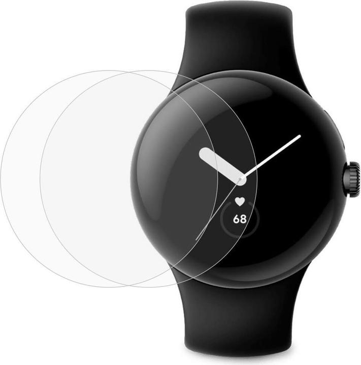 Produktbild Cover-Discount Google Pixel Watch 3 - 41mm - 2Stk. Display Schutzfolie PET