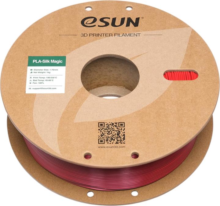 Image du produit eSUN EPLA-SILK MAGIC 1,75mm BLACK RED 1kg (PLA, 1.75 mm, 1000 g, Multicolore)