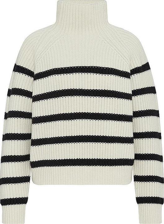 Produktbild Drykorn Stand-Up Collar Cynara Pullover Stripes Off White (S)