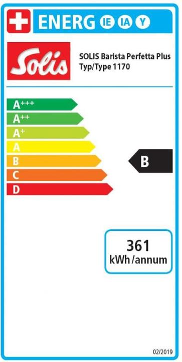 Energie-Label Solis Barista Perfetta Plus V2