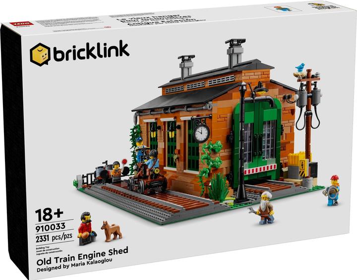Immagine prodotto Bricklink Capannone per motori di treni vecchi Capannone per motori vecchi - 910033 NUOVO! Parti