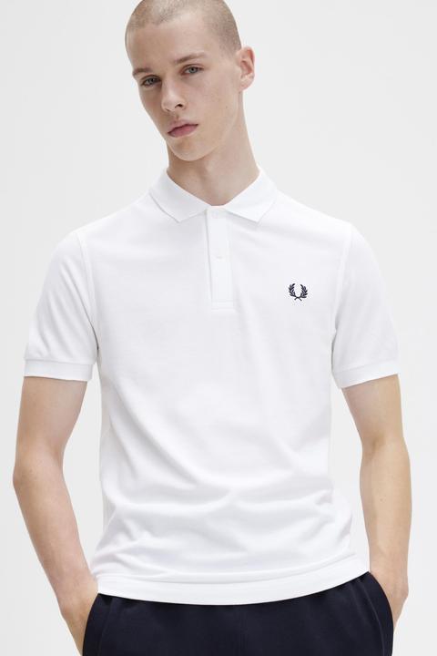Immagine prodotto Fred Perry Polo a tinta unita bianca (XXL)