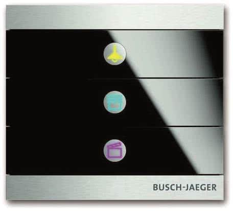 Actual product image Busch-Jaeger Busch-Jäger operating element 3-gang Busch-priOn® 6342-825-101