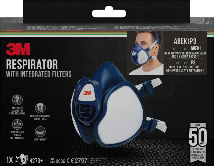 Actual product image 3M Respirator 4279+BC1 (ABEK1, ABEK1P3, 1 x)