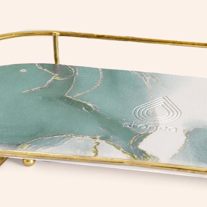 Produktbild Stonea Makea Gold Makeup Tray Neptune