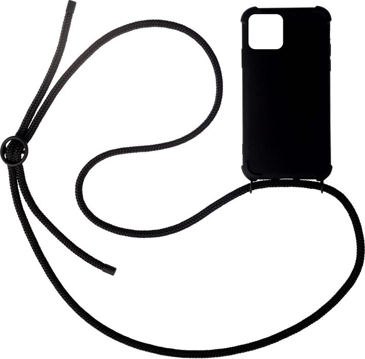 Produktbild Urbany's Necklace-Cover mit Kordel All Black matt (Apple iPhone 15 Pro)